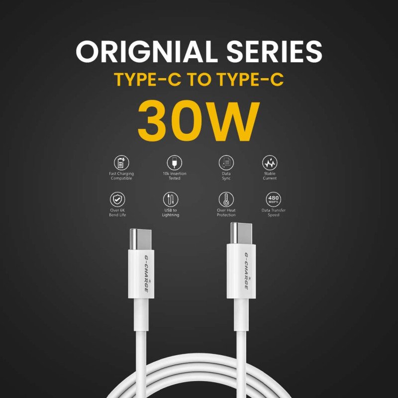 GC-135 Type-C to Type-C 30W
